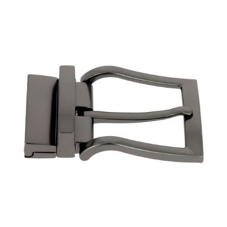 Boucle de ceinture à griffe réversible GUY - CANON DE FUSIL MAT - 35mm