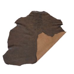 Peau entière de cuir de basane FRANCE - MARRON VIEILLI BAF04
