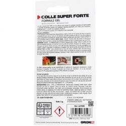 Colle super forte instantanée gel - tube 3g - colle cyanoacrylate