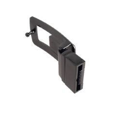 Boucle de ceinture à griffe LUIS - NOIR BRILLANT - 32mm