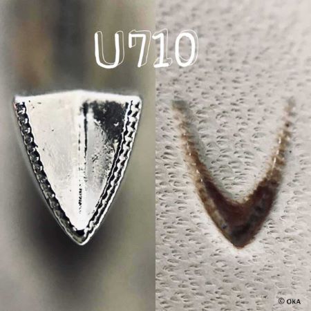 Matoir sur manche OKA - Mulefoot pointu 5,5mm - U710