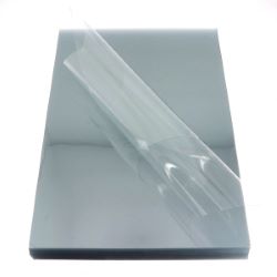 100 feuilles de plastique transparent type Mica - format A4