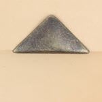 Fermoir sac triangle magnétique 55x25 mm