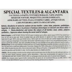Nettoyant spécial textiles et alcantara AVEL- Bidon de 500 ml