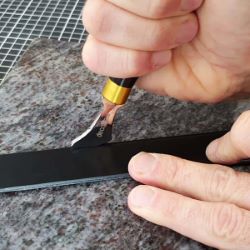 Fer à filet de maroquinier avec guide 1 mm - Deco cuir