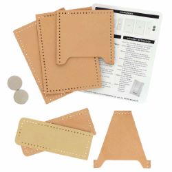 Kit DIY pour porte-cartes en cuir Zachary - MakerAid 44171