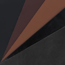 Lot SURPRISE de 5 morceaux de cuir DIVERS de dimension 30x40 cm - NOIR et MARRON