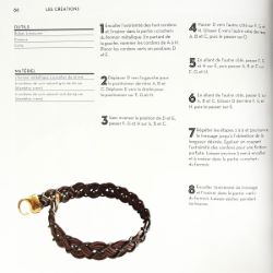 Tressage du cuir - Créez bijoux et accessoires