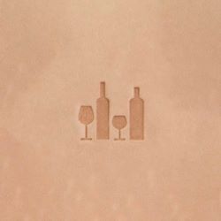 Matoir 3D MINI - Verres et bouteilles de vin - 8859
