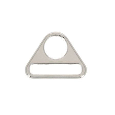 Anneau triangle - nickelé - 30 mm