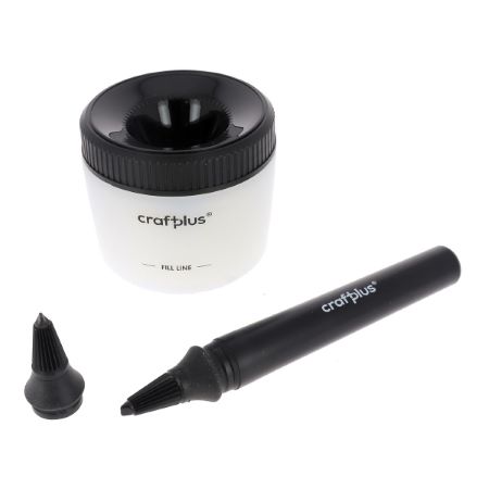 Crayon applicateur teinture de tranche et son pot en silicone - Ivan Craftplus