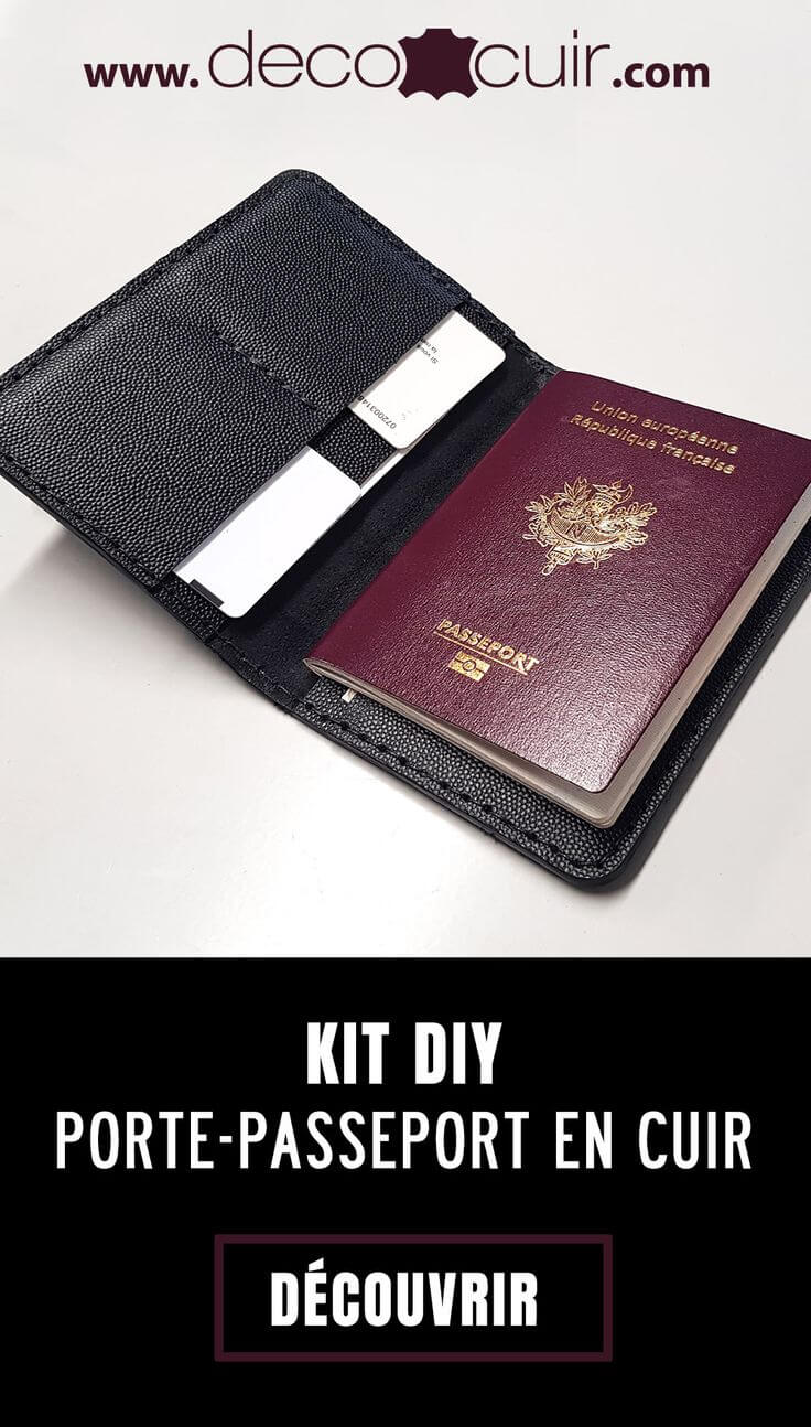 porte passeport cuir