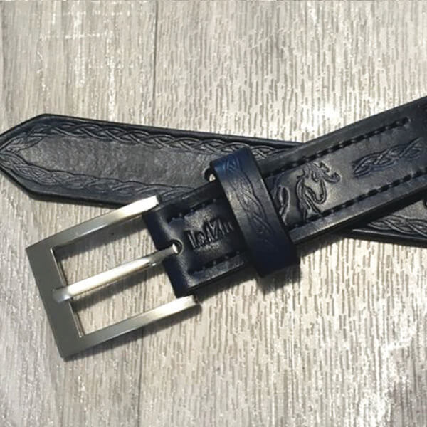 réalisation d'une ceinture en cuir
