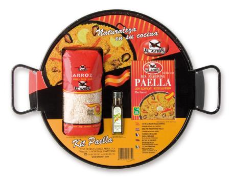 Kit à Paella émaillé pour 4 personnes 