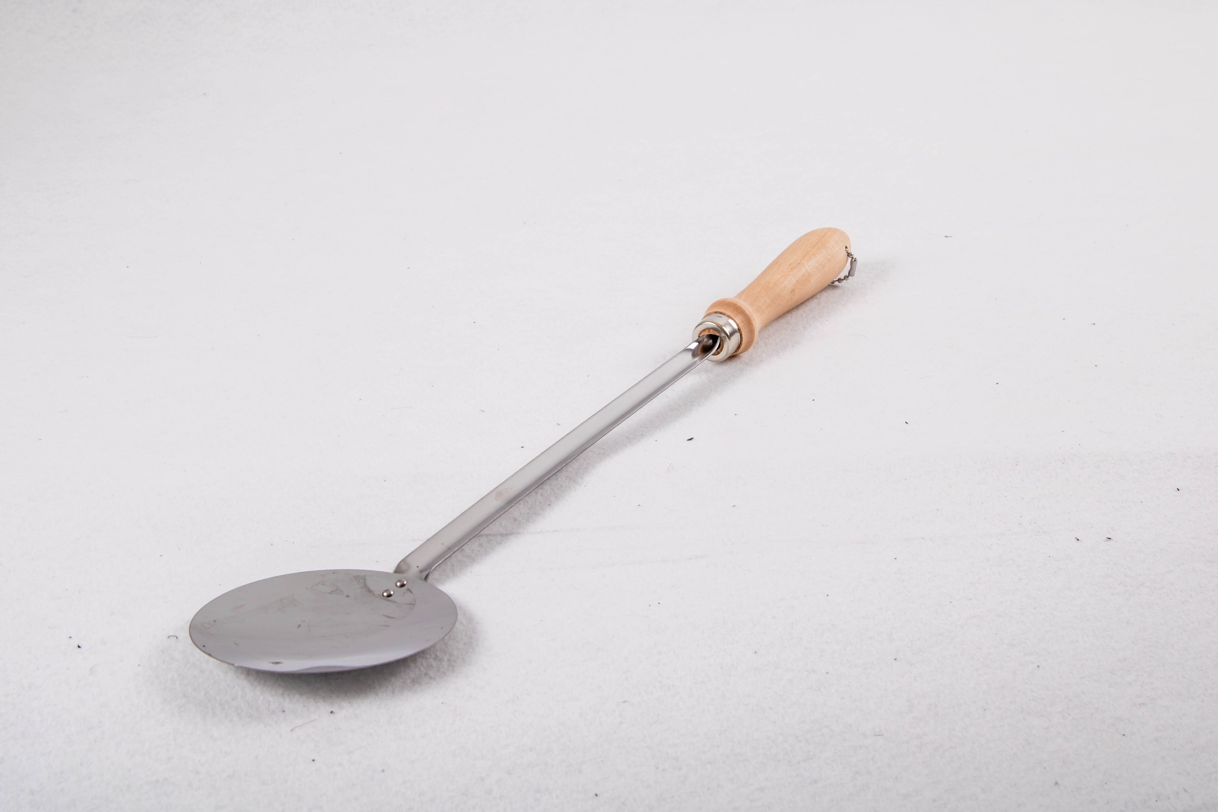 Spatule à paella bois inox 50 cm