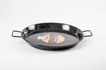 Poêle à paella acier émaillé pour induction 30 cm