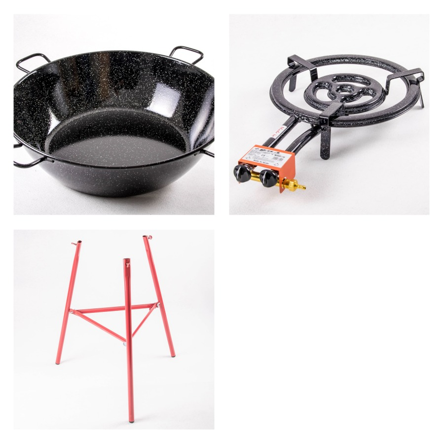 Kit poêle creuse pro 50 personnes