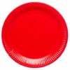 8 Assiettes cartons rouge 23cm