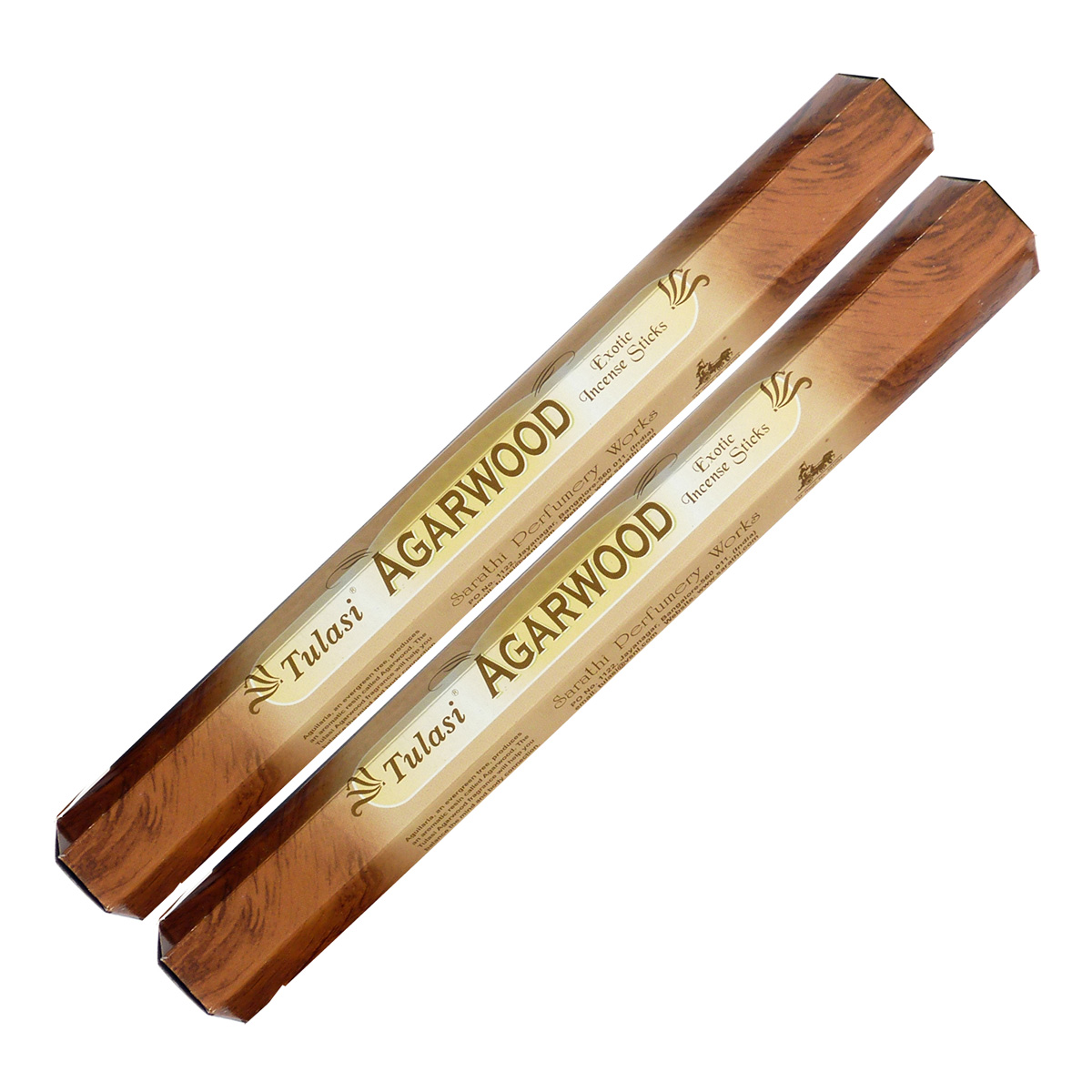 Encens Parfumé au Bois D'Agar Agarwood de Tulasi 2 boites