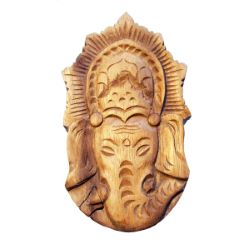 Boite à secrets en bois artisanale Eléphant Ganesh