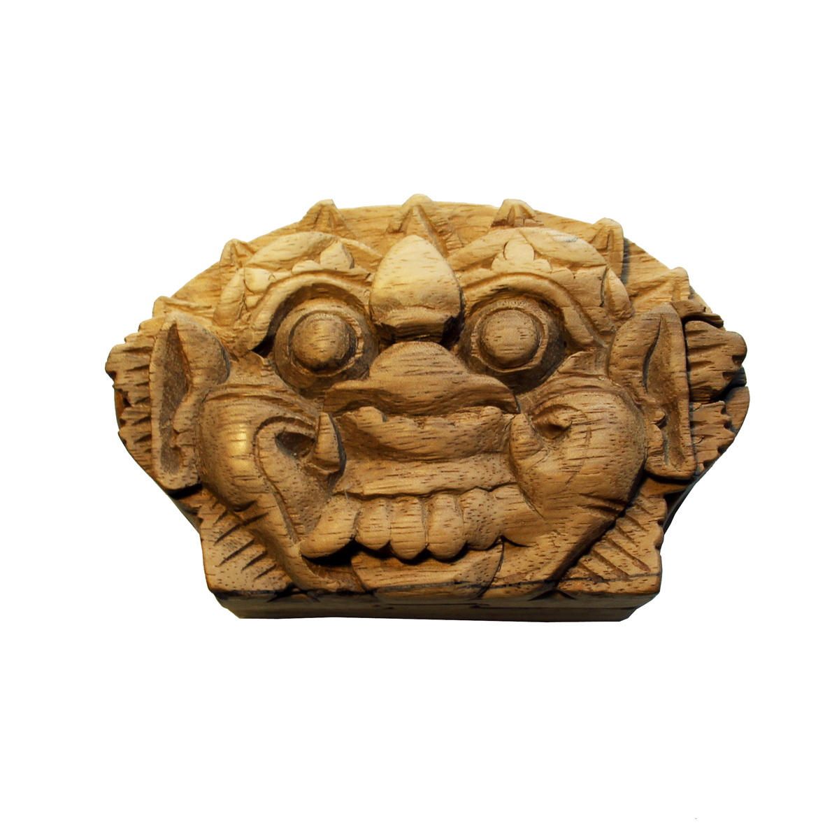 Boite à ouverture secrète en bois artisanale Barong