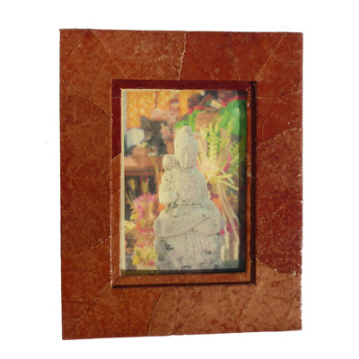 Cadre photo végétal, original et artisanal 