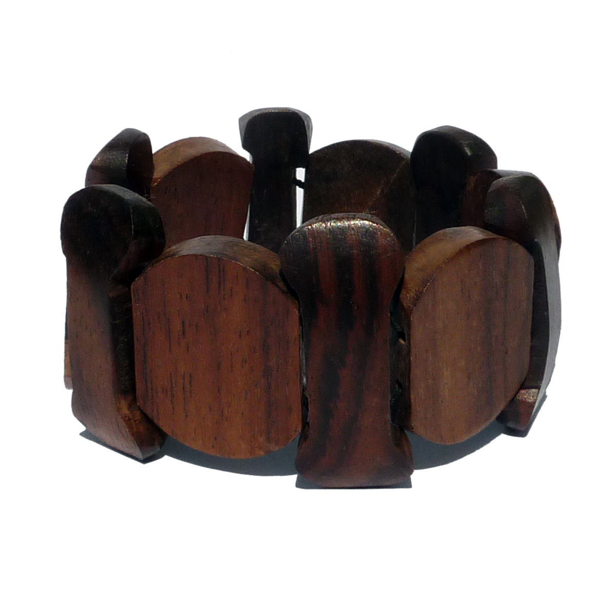 Bracelet en bois artisanal forme originale