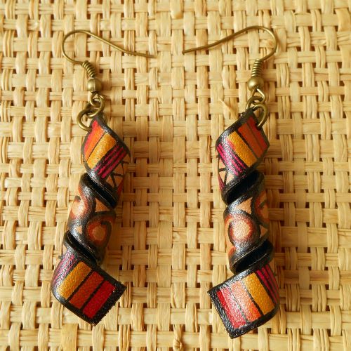 Boucles d'oreilles Originales style ethnique artisanales