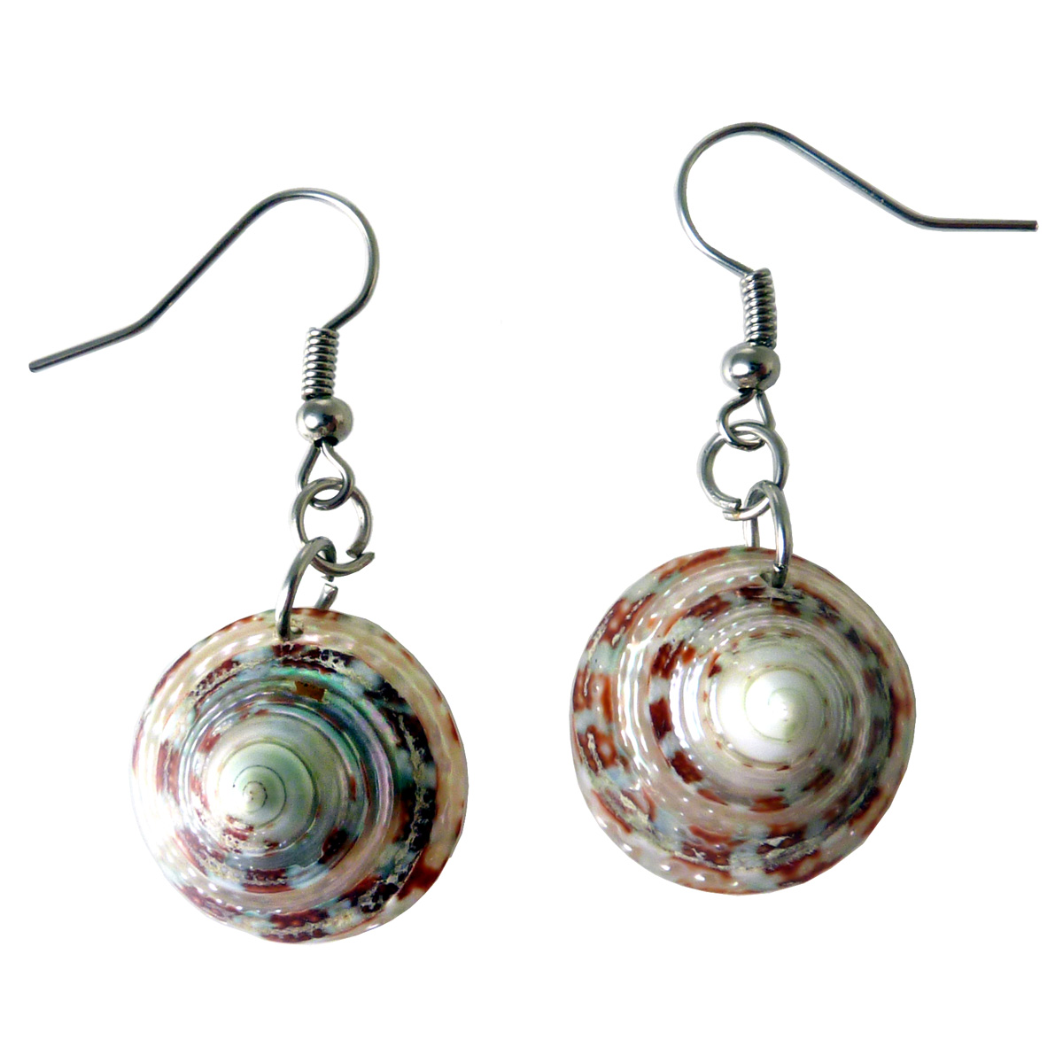 Boucles d'oreilles Originales Petits Coquillages Berniques naturels