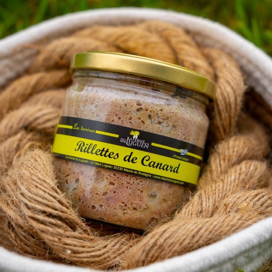 RESERVATION DE RILLETTES DE CANARD. <BR>Pot de 120 g.