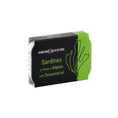 Sardines à l'Huile d'Algues<BR> Boîte de 115 g.
