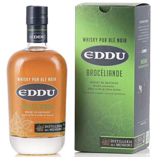 Whisky EDDU Brocéliande. 70 cl