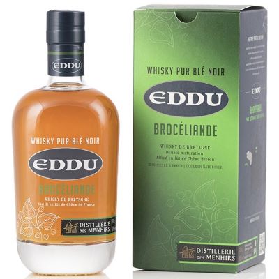 Whisky EDDU Brocéliande. 70 cl