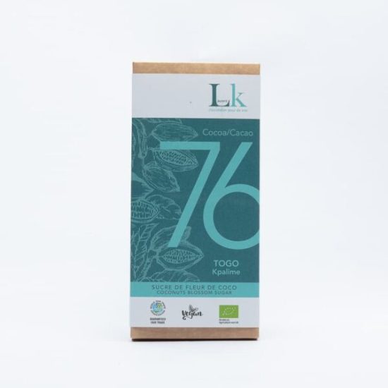 Tablette originale 76% Togo<BR> Tablette de 75 g.