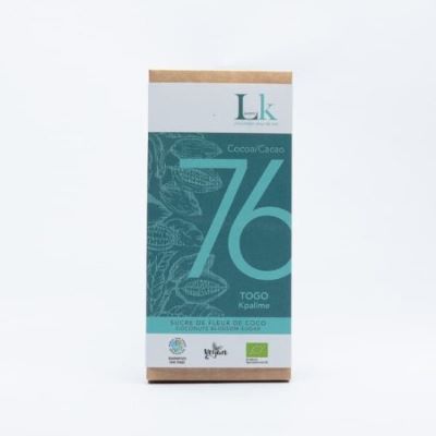 Tablette originale 76% Togo<BR> Tablette de 75 g.