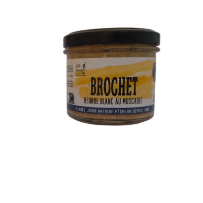 Brochet Beurre Blanc au Muscadet<BR> Pot de 100 g.
