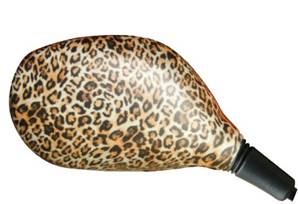 Housse décorative léopard ronde
