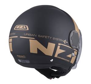 NZI - Casque Moto, Scooter Jet - RINGWAY DUO - Noir Or Mat