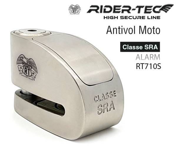 Loisiro - Antivol moto Bloque Disque SRA Avec Alarme- Rider-Tec