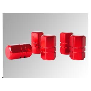Bouchons de valve aluminium rouge