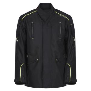 Blouson de Moto Homme Winter Jacket 3/4 Rider-Tec Textile Noir & Jaune