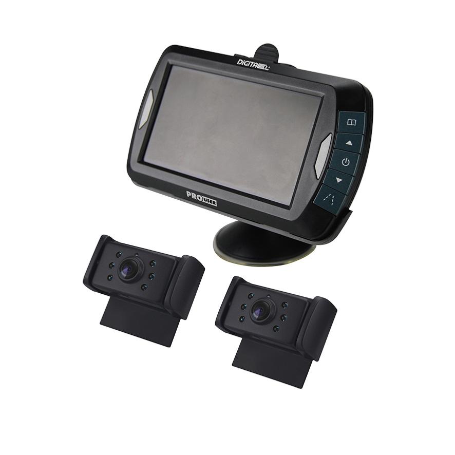 remorque Caméra de recul sans fil HD 1080p avec moniteur DVR de 7 pouces pour camping-car camion caméra de plaque d'immatriculation Tomoia-T5 camping-car 