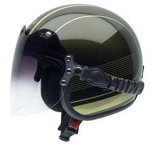 NZI - Casque Moto, Scooter Jet - ROLLING3 DUO GRAPHICS - Bicolore Brillant
