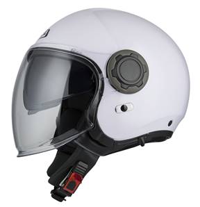 NZI - Casque Moto, Scooter Jet - RINGWAY DUO - Blanc brillant