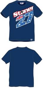 T-Shirt Stoner 27 Bleu