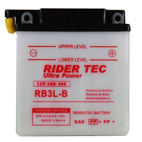 Batterie Moto RB3L-B Conventionnelle 12V 3Ah 30A