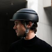 CLOSCA Casque vélo Noir pliable Fuga
