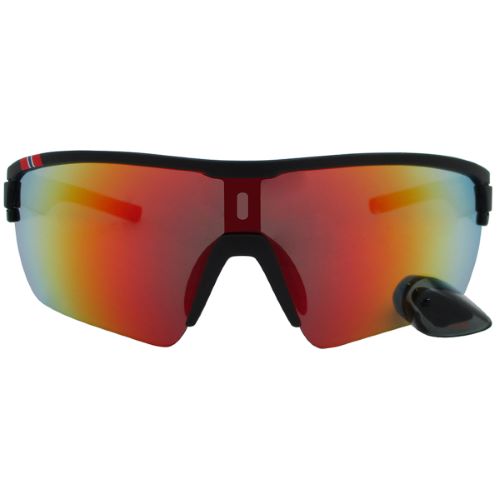 Lunettes Montures Noires Revo Rouge avec rétroviseur