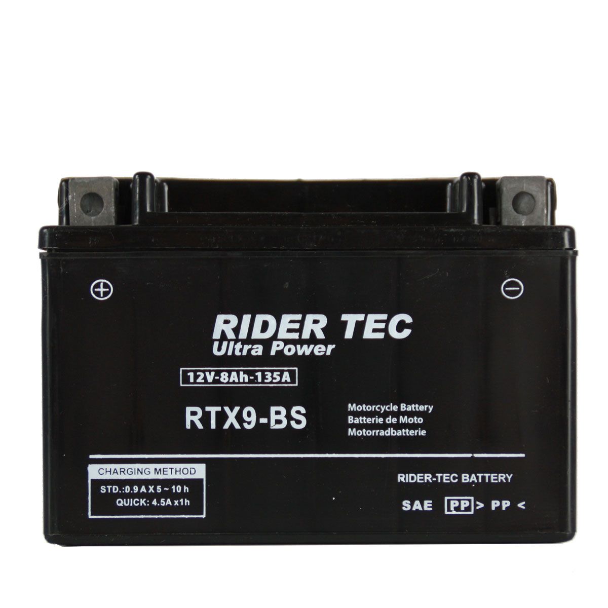 Loisiro - Batterie Moto RTX9-BS sans entretien 12V 8Ah 135A - RIDER-TEC