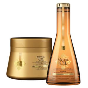Duo Shampooing et Masque Mythic Oil Cheveux Fins